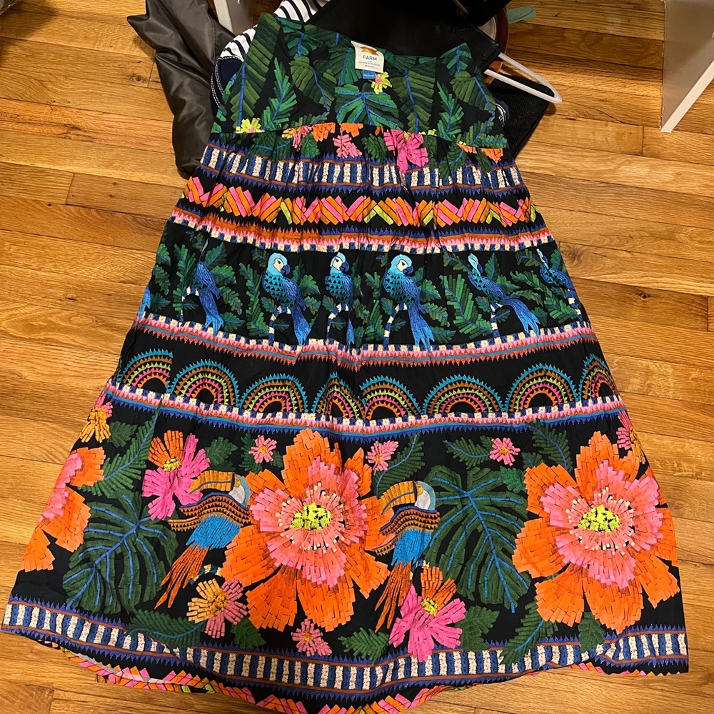 Farm Rio broom skirt